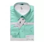 chemise ralph lauren moins cher vert